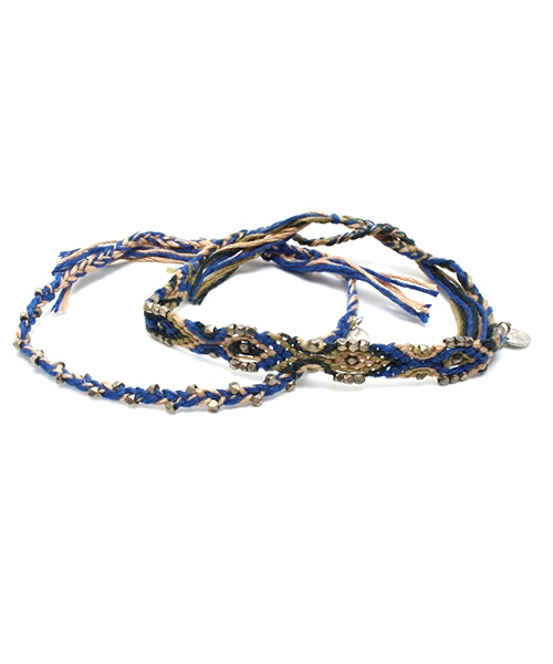 CHAN LUU（チャンルー）の「◎CHAN LUU / “FRIEND SHIP” ブレスレット（ブレスレット・メンズ・ベージュ/グリーン/ブルー系その他/ブルー・ONE SIZE）」の3枚目の写真