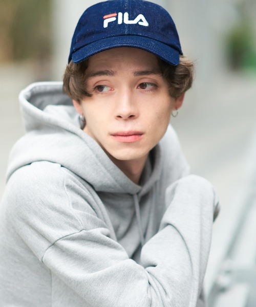 FILA（フィラ）の「【FILA】FLS 096 LINEAR LOGO LOW CAP ワンポイント（キャップ・メンズ・ホワイト/ライトブルー/ブラック/ベージュ/ネイビー/ピンク/インディゴブルー/カモフラージュ・FREE）」の6枚目の写真