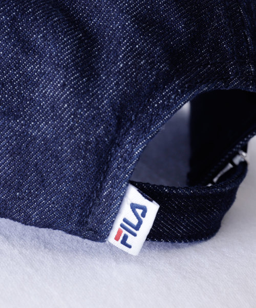 FILA（フィラ）の「【FILA】FLS 096 LINEAR LOGO LOW CAP ワンポイント（キャップ・メンズ・ホワイト/ライトブルー/ブラック/ベージュ/ネイビー/ピンク/インディゴブルー/カモフラージュ・FREE）」の12枚目の写真