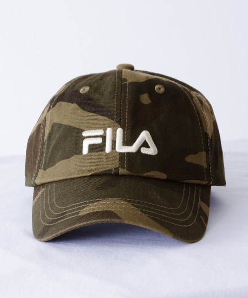 FILA（フィラ）の「【FILA】FLS 096 LINEAR LOGO LOW CAP ワンポイント（キャップ・メンズ・ホワイト/ライトブルー/ブラック/ベージュ/ネイビー/ピンク/インディゴブルー/カモフラージュ・FREE）」の22枚目の写真