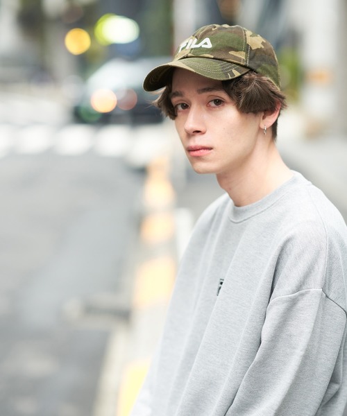 FILA（フィラ）の「【FILA】FLS 096 LINEAR LOGO LOW CAP ワンポイント（キャップ・メンズ・ホワイト/ライトブルー/ブラック/ベージュ/ネイビー/ピンク/インディゴブルー/カモフラージュ・FREE）」の16枚目の写真
