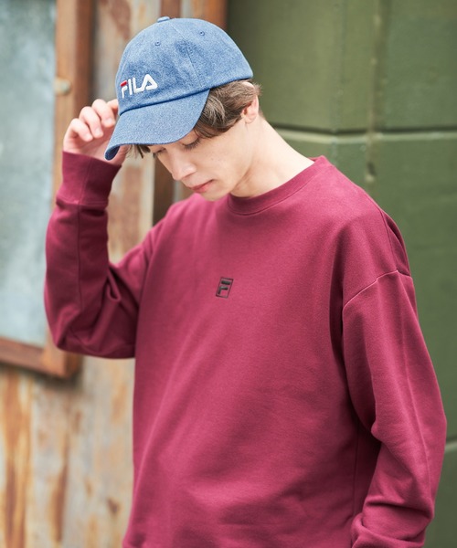 FILA（フィラ）の「【FILA】FLS 096 LINEAR LOGO LOW CAP ワンポイント（キャップ・メンズ・ホワイト/ライトブルー/ブラック/ベージュ/ネイビー/ピンク/インディゴブルー/カモフラージュ・FREE）」の18枚目の写真