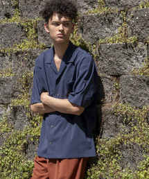 MAISON SPECIAL | リネンライクドライエステルオーバーサイズオープンカラーシャツ【MAISON SPECIAL/メゾンスペシャル】(シャツ/ブラウス)