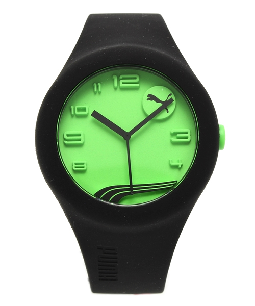 PUMA(プーマ)の「フォーム - PUMA Watch(アナログ腕時計・メンズ・ブラック/グリーン/ブルー・フリー)」の2枚目の写真