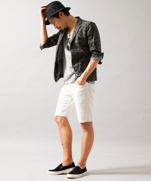 BEAUTY&YOUTH UNITED ARROWS(ビューティーアンドユースユナイテッドアローズ)の「BY ∴ プリント 2ボタン ジャケット クォータースリーブ(テーラードジャケット・メンズ・その他1・X-LARGE/SMALL/MEDIUM/LARGE)」の2枚目の写真