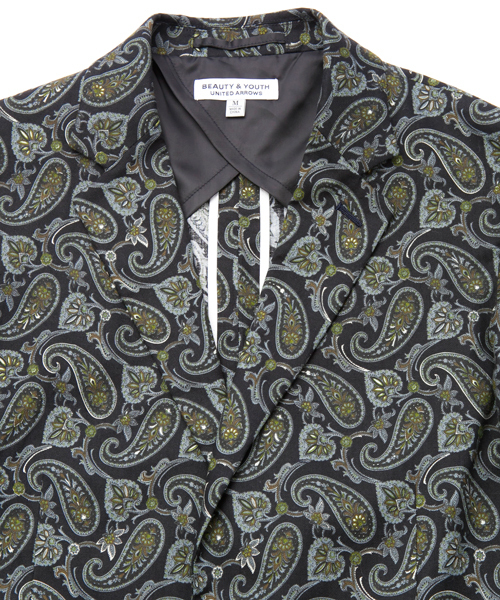 BEAUTY&YOUTH UNITED ARROWS(ビューティーアンドユースユナイテッドアローズ)の「BY ∴ プリント 2ボタン ジャケット クォータースリーブ(テーラードジャケット・メンズ・その他1・X-LARGE/SMALL/MEDIUM/LARGE)」の4枚目の写真