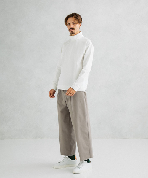 UNITED TOKYO（ユナイテッドトウキョウ）の「カットオフワイドヘムチノパンツ（チノパンツ・メンズ・ベージュ/ブラック/グレー・1/2/3）」の5枚目の写真