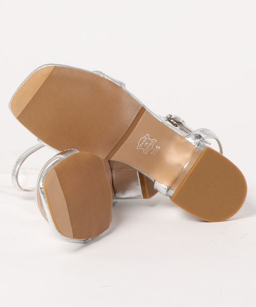 MODE ROBE(モードローブ)の「ストラップサンダル(サンダル・レディース・ホワイト/ブラック/ブラウン/ベージュ/シルバー・22.5㎝/23cm/23.5㎝/24cm/24.5cm/25cm/24.5㎝)」の7枚目の写真