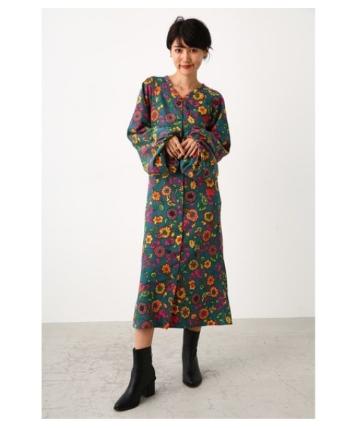 Rodeo Crowns Wide Bowl ロデオクラウンズワイドボウル の Rodeo Crowns 長袖ワンピース ワンピース Wear