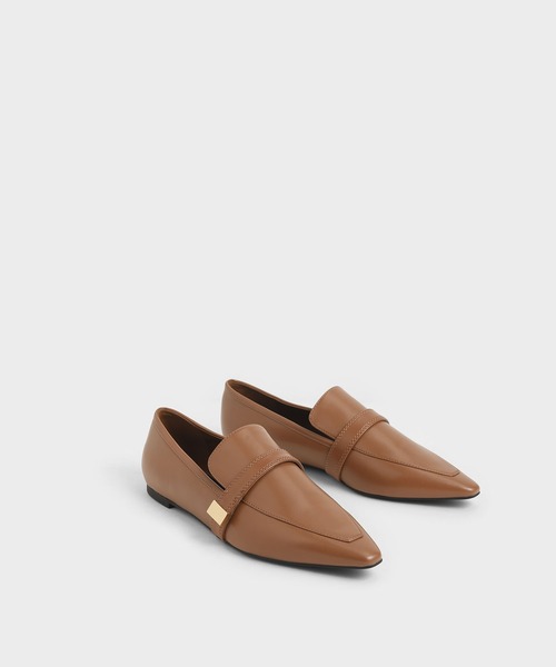 CHARLES & KEITH（チャールズ & キース）の「メタルアクセントローファー / Metal Accent Loafers（ローファー・レディース・ブラック/ブラウン/マルチ・22.5cm/23cm/23.5cm/24.5cm/25cm/25.5cm）」の11枚目の写真