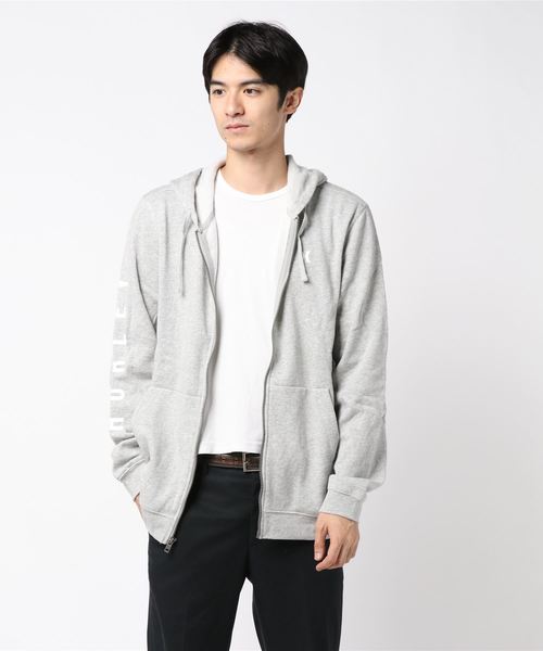 Hurley （ハーレー）の「Hurley/ハーレー CI6880 ジップアップパーカー（パーカー・メンズ・ブラック/グレー・M/L）」の2枚目の写真