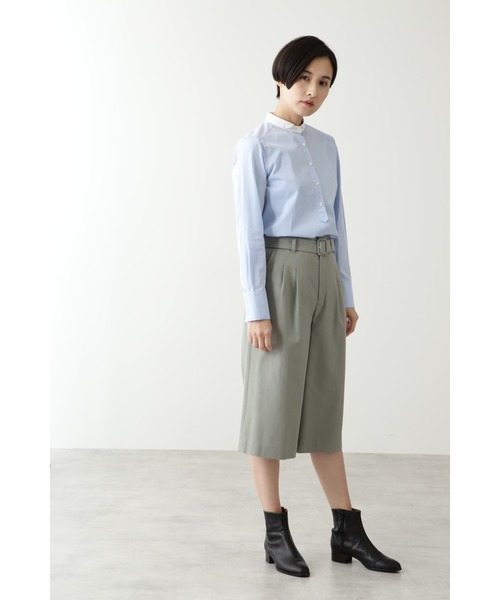 human woman(ヒューマンウーマン)の「◆テンセルコットンツイルパンツ(その他パンツ・レディース・カーキ/ネイビー・SMALL/MEDIUM)」の3枚目の写真