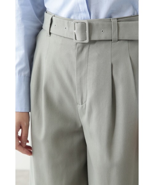 human woman(ヒューマンウーマン)の「◆テンセルコットンツイルパンツ(その他パンツ・レディース・カーキ/ネイビー・SMALL/MEDIUM)」の6枚目の写真