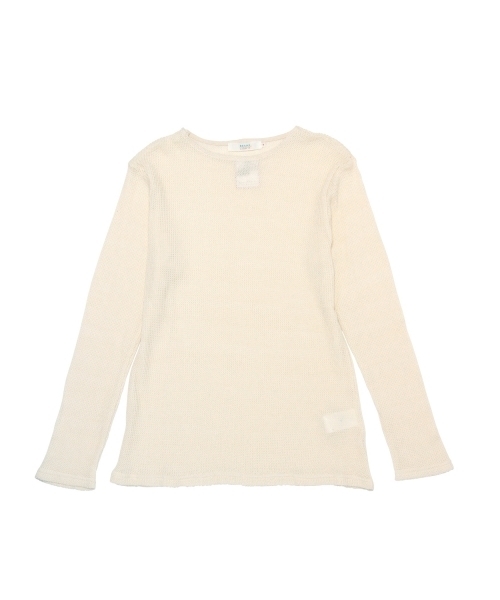 BEAMS LIGHTS Men's（ビームスライツ メンズ）の「◎BEAMS LIGHTS / メランジボートネックニット（ニット/セーター・メンズ・オフホワイト/ネイビー・SMALL/X-LARGE/LARGE/MEDIUM）」の10枚目の写真