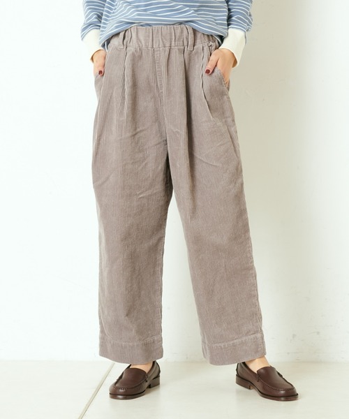 PUAL CE CIN(ピュアルセシン)の「コールテン2タックパンツ(その他パンツ・レディース・チャコールグレー/グレー/モカ/グレイッシュベージュ・FREE)」の18枚目の写真
