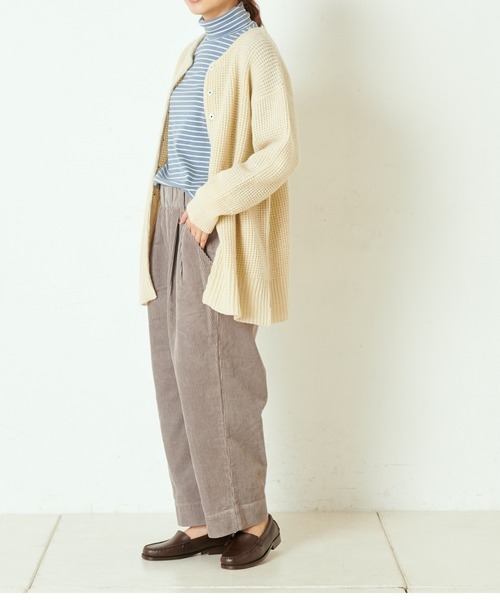 PUAL CE CIN(ピュアルセシン)の「コールテン2タックパンツ(その他パンツ・レディース・チャコールグレー/グレー/モカ/グレイッシュベージュ・FREE)」の21枚目の写真