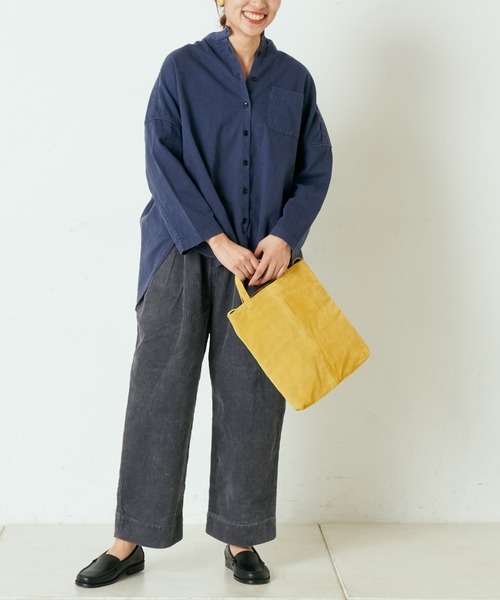 PUAL CE CIN(ピュアルセシン)の「コールテン2タックパンツ(その他パンツ・レディース・チャコールグレー/グレー/モカ/グレイッシュベージュ・FREE)」の22枚目の写真