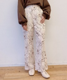 VANNIE U | VANNIE U ニュアンスフラワーパンツ(その他パンツ)