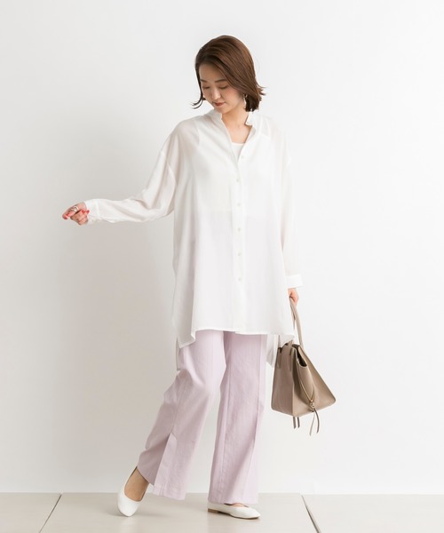 DouDou(ドゥドゥ)の「【SS】セミフレアパンツB(その他パンツ・レディース・ピンク・38/36)」の15枚目の写真