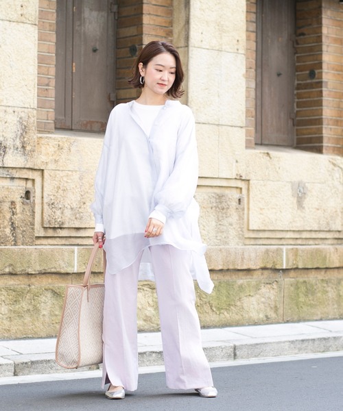 DouDou(ドゥドゥ)の「【SS】セミフレアパンツB(その他パンツ・レディース・ピンク・38/36)」の16枚目の写真