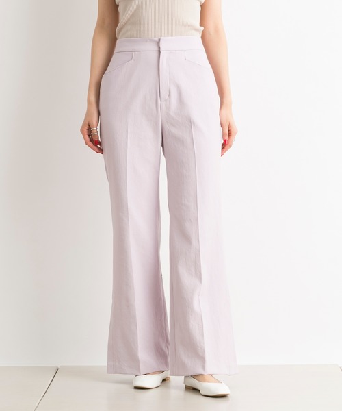 DouDou(ドゥドゥ)の「【SS】セミフレアパンツB(その他パンツ・レディース・ピンク・38/36)」の14枚目の写真