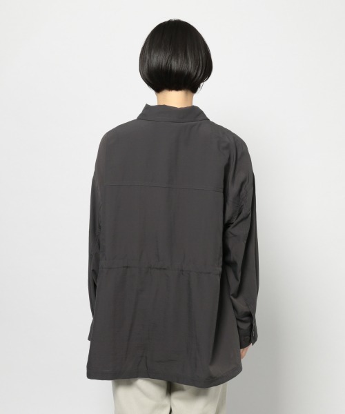 PAGEBOY（ページボーイ）の「ライトミリタリーシャツジャケット（ミリタリージャケット・レディース・チャコールグレー/ベージュ/カーキ/ブラック系その他・FREE）」の9枚目の写真