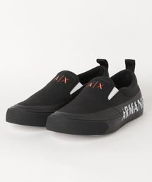 ★ARMANI【アルマーニエクスチェンジ】でかロゴ スリッポン ブラック 26 53482421b_8_d_215.jpg