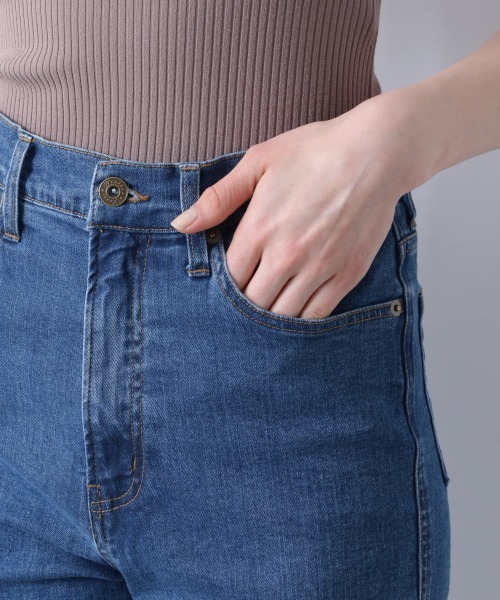 Heather(ヘザー)の「フレアデニムパンツ 880100(デニムパンツ・レディース・アイボリー/ブルー系その他・S/M)」の8枚目の写真