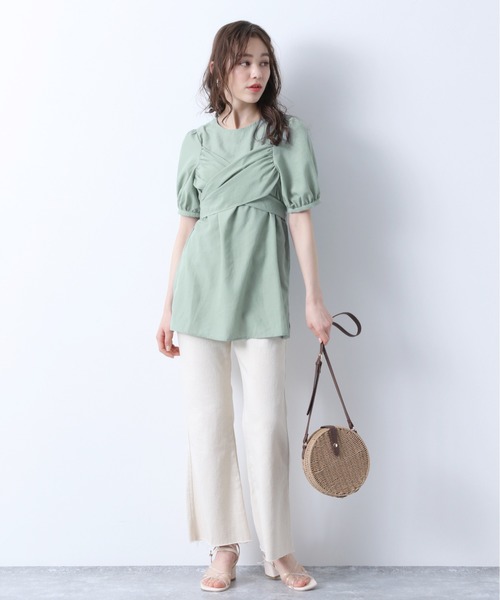 Heather(ヘザー)の「フレアデニムパンツ 880100(デニムパンツ・レディース・アイボリー/ブルー系その他・S/M)」の18枚目の写真