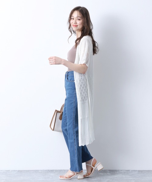 Heather(ヘザー)の「フレアデニムパンツ 880100(デニムパンツ・レディース・アイボリー/ブルー系その他・S/M)」の15枚目の写真