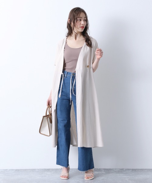 Heather(ヘザー)の「フレアデニムパンツ 880100(デニムパンツ・レディース・アイボリー/ブルー系その他・S/M)」の14枚目の写真