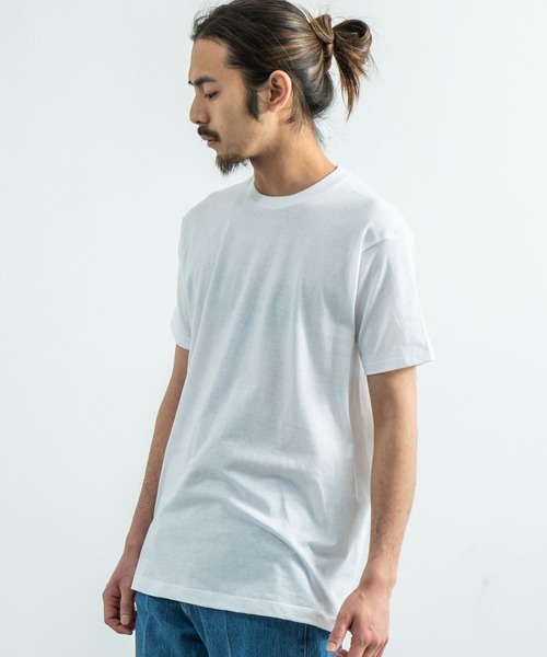 HANES(ヘインズ)の「Hanes ヘインズ 3枚組 アカラベルクルーネック VネックTシャツ HM2135G HM2145K(Tシャツ/カットソー・メンズ・ホワイト系その他/ホワイト・X-LARGE/SMALL/M/XL/S/L/LARGE/MEDIUM)」の4枚目の写真