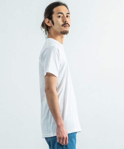 HANES(ヘインズ)の「Hanes ヘインズ 3枚組 アカラベルクルーネック VネックTシャツ HM2135G HM2145K(Tシャツ/カットソー・メンズ・ホワイト系その他/ホワイト・X-LARGE/SMALL/M/XL/S/L/LARGE/MEDIUM)」の12枚目の写真