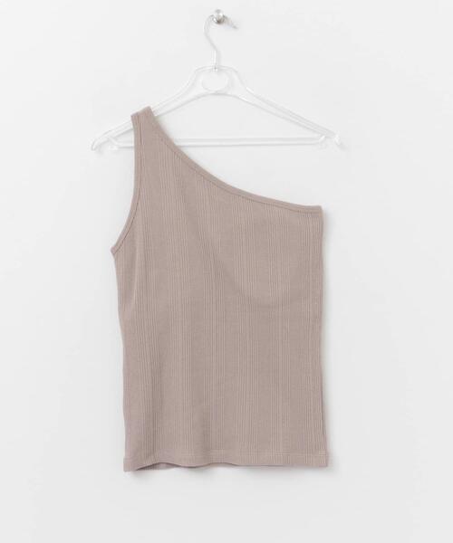 LAATO(ラート)の「CUP IN ONE SHOULDER TANK(その他アンダーウェア/インナー・レディース・チャコールグレー/ブラック/ベージュ/ブラウン/オフホワイト・FREE)」の20枚目の写真