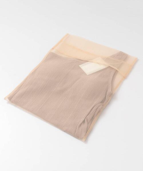 LAATO(ラート)の「CUP IN ONE SHOULDER TANK(その他アンダーウェア/インナー・レディース・チャコールグレー/ブラック/ベージュ/ブラウン/オフホワイト・FREE)」の8枚目の写真