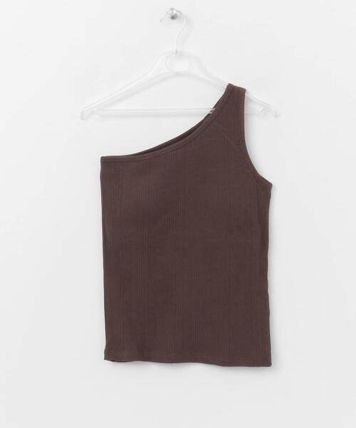 LAATO(ラート)の「CUP IN ONE SHOULDER TANK(その他アンダーウェア/インナー・レディース・チャコールグレー/ブラック/ベージュ/ブラウン/オフホワイト・FREE)」の11枚目の写真