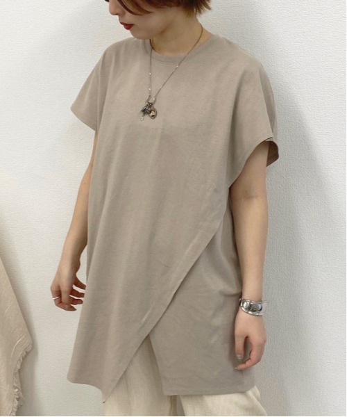apres jour mignon（アプレジュールミニョン）の「アシメデザインTシャツ【ZOZOTOWN限定アイテム】（Tシャツ/カットソー・レディース・オフホワイト/その他/ミント・フリー）」の22枚目の写真