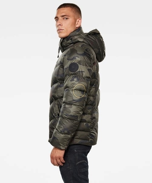 G-STAR（ジースター）の「Whistler Hooded Puffer Jacket（ダウンジャケット/コート・メンズ・カモフラージュ・SMALL/MEDIUM/X-SMALL/XX-SMALL/LARGE）」の2枚目の写真