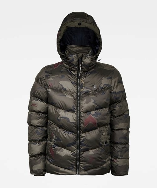 G-STAR（ジースター）の「Whistler Hooded Puffer Jacket（ダウンジャケット/コート・メンズ・カモフラージュ・SMALL/MEDIUM/X-SMALL/XX-SMALL/LARGE）」の5枚目の写真
