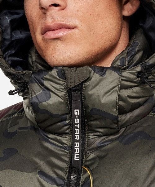 G-STAR（ジースター）の「Whistler Hooded Puffer Jacket（ダウンジャケット/コート・メンズ・カモフラージュ・SMALL/MEDIUM/X-SMALL/XX-SMALL/LARGE）」の4枚目の写真