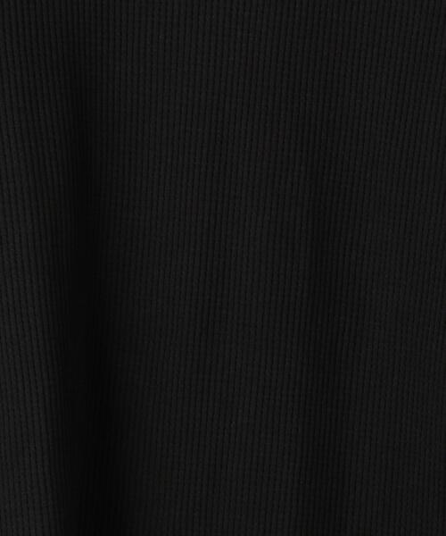 green label relaxing(グリーンレーベルリラクシング)の「SC ドライワッフル クルーネック 長袖 カットソー < 機能性生地 / 吸水速乾 > #(Tシャツ/カットソー・メンズ・モカ/ブラック/グレー/ホワイト/ワインレッド・XX-LARGE/LARGE/X-LARGE/X-SMALL/MEDIUM/SMALL)」の22枚目の写真