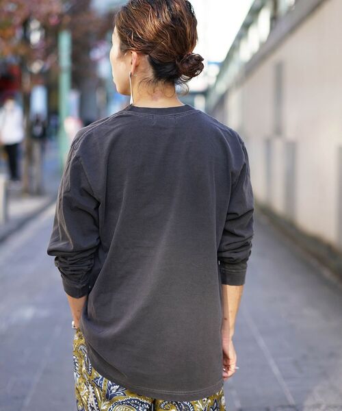 別注ピグメント ロンt ロックグラフィック Speed Rock Rock グッドロックスピード トップス Speed グッドロックスピード の ファッション Good Rock Speed ウィメンズ ユニセックス Tシャツ カットソー Good