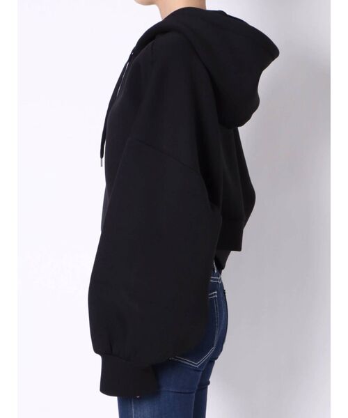 GYDA（ジェイダ）の「ポンチショートパーカー（パーカー・レディース・ブラック/オフホワイト/ベージュ・FREE）」の18枚目の写真