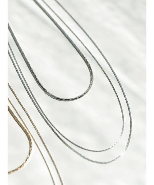 AMERICAN HOLIC（アメリカンホリック）の「チェーンMIX3連ネックレス ＊（ネックレス・レディース・シルバー/ゴールド・FREE）」の3枚目の写真