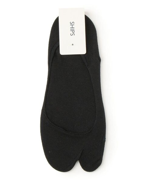SHIPS（シップス）の「デオドラント浅履き足袋ソックス（ソックス/靴下・レディース・ブラック/ベージュ/ライトホワイト/ライトグレー・ONE SIZE）」の2枚目の写真