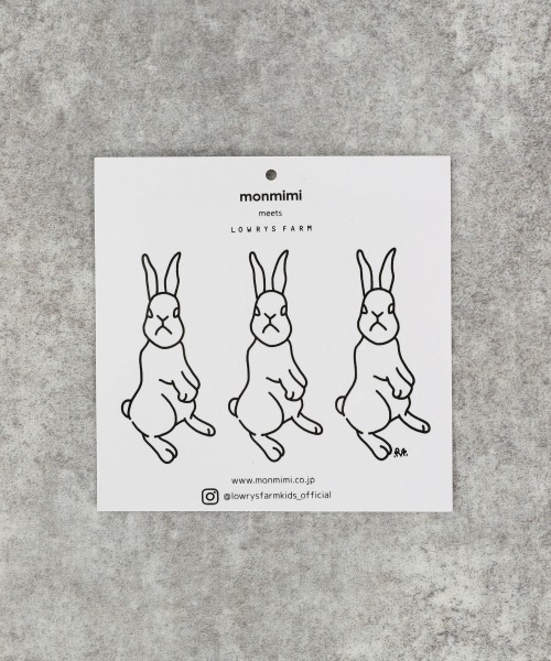 LOWRYS FARM(ローリーズファーム)の「monmimiコラボロンT 934527(Tシャツ/カットソー・キッズ・チャコールグレー/ブルー/アイボリー・35/34/31/32/33)」の18枚目の写真