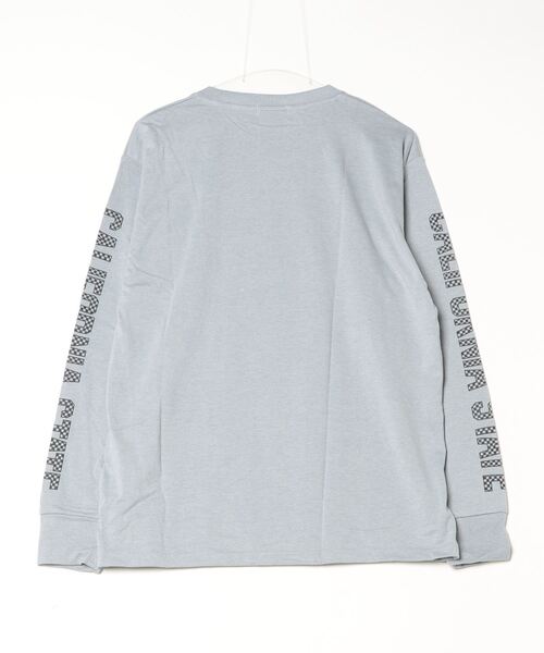 Bling Leads(ブリングリーズ)の「16/- 天竺 カリフォルニア カレッジテイスト プリント クルーネック ロング Tシャツ(Tシャツ/カットソー・メンズ・ホワイト/ブラック/杢グレー・M/L)」の4枚目の写真