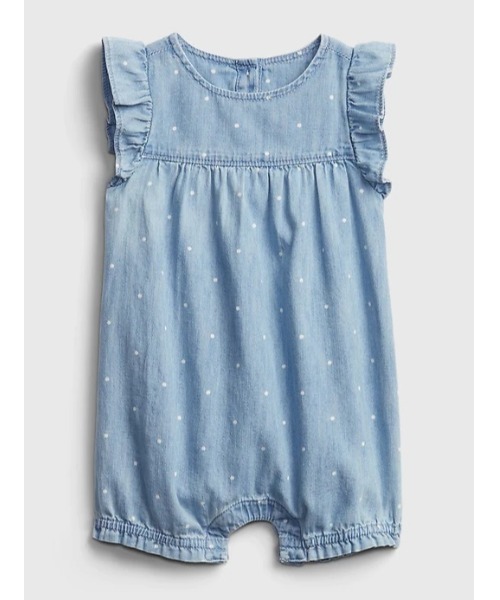 セール 水玉デニムショートオール ベビー ワンピース Gap ギャップ のファッション通販 Zozotown