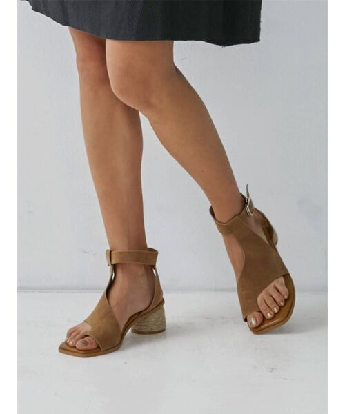 Ungrid（アングリッド）の「ジュートヒールサンダル（サンダル・レディース・ブラック/ブラウン・S/M/L）」の3枚目の写真