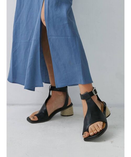 Ungrid（アングリッド）の「ジュートヒールサンダル（サンダル・レディース・ブラック/ブラウン・S/M/L）」の7枚目の写真